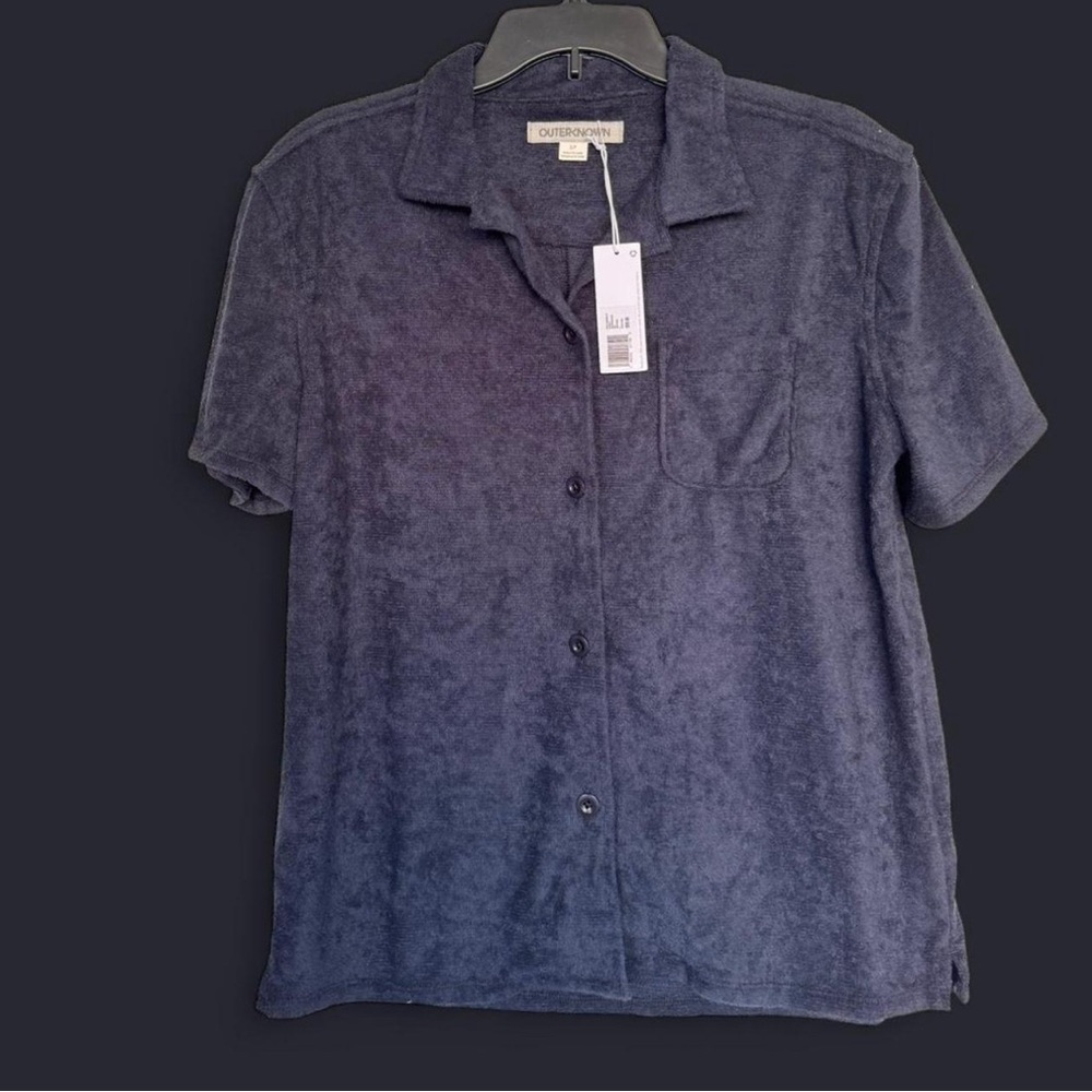 Outerknown Dark Blue Women’s Casual Shirt